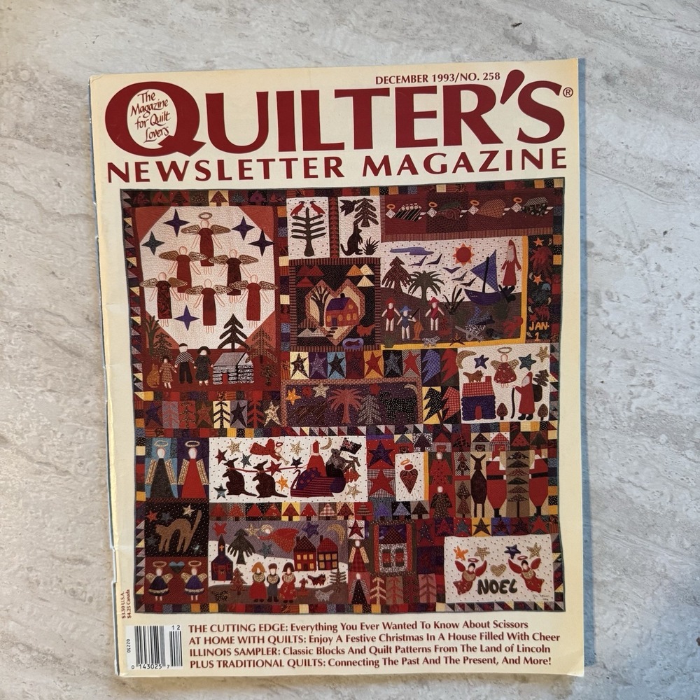 Quilter's Newsletter Magazine October 1993  Number 258 Vintage Grannycore‎ Fall